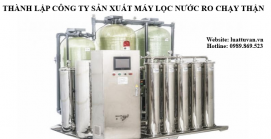 Thành lập công ty sản xuất máy lọc nước RO chạy thận