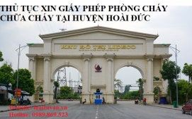 Thủ tục xin giấy phép phòng cháy chữa cháy tại Huyện Hoài Đức