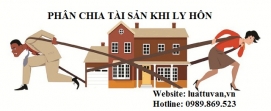 Phân chia tài sản khi ly hôn