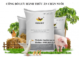 Thủ tục xin giấy phép đăng ký lưu hành thức ăn chăn nuôi