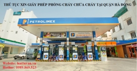 Thủ tục xin giấy phép phòng cháy chữa cháy tại Quận Hà Đông