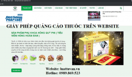 Giấy phép quảng cáo trên Website