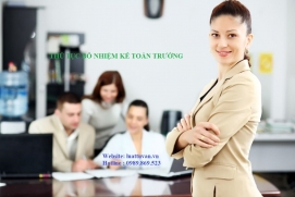 Thủ tục bổ nhiệm kế toán trưởng