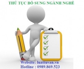 Thủ tục bổ sung ngành nghề kinh doanh