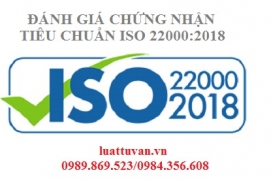 Đánh giá chứng nhận tiêu chuẩn Iso 22000:2018