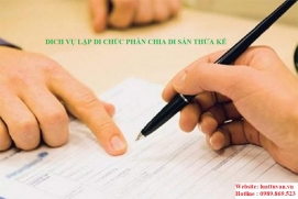 Dịch vụ lập di chúc phân chia di sản thừa kế