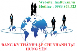 Đăng ký thành lập chi nhánh tại Hưng Yên