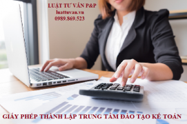 Giấy phép thành lập Trung tâm đào tạo kế toán