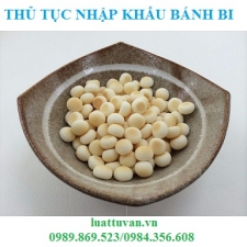 Thủ tục nhập khẩu bánh bi