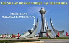 Thành lập doanh nghiệp tại Thanh Hóa