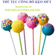 Thủ tục công bố kẹo mút