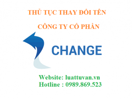 Thủ tục thay đổi tên công ty cổ phần