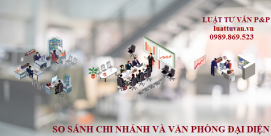 So sánh chi nhánh và văn phòng đại diện