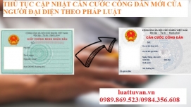 Thủ tục cập nhật căn cước công dân trên giấy chứng nhận đăng ký kinh doanh