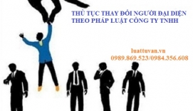 Thay đổi người đại diện theo pháp luật cho công ty trách nhiệm hữu hạn