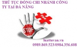 Thủ tục đóng chi nhánh công ty tại Đà Nẵng