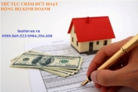 Thủ tục chấm dứt hoạt động hộ kinh doanh