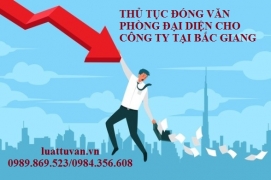 Thủ tục đóng văn phòng đại diện cho công ty tại Bắc Giang