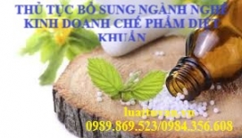 Thủ tục bổ sung ngành nghề kinh doanh chế phẩm diệt khuẩn