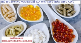 Thủ tục bổ sung ngành nghề sản xuất thực phẩm chức năng