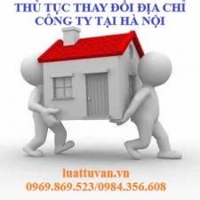 Thủ tục thay đổi địa chỉ trụ sở công ty tại Hà Nội