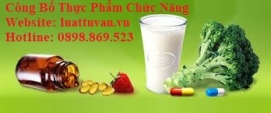 Thủ tục công bố thực phẩm chức năng nhập khẩu