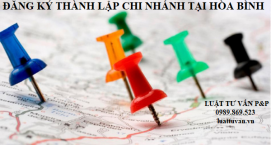 Đăng ký thành lập chi nhánh tại Hòa Bình