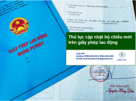 Thủ tục cập nhật hộ chiếu mới trên giấy phép lao động