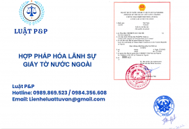 Hợp pháp hóa lãnh sự giấy tờ nước ngoài