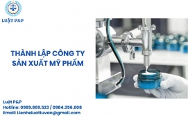 Thành lập công ty sản xuất mỹ phẩm