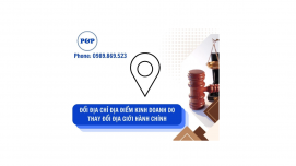 Thay đổi địa chỉ địa điểm kinh doanh do thay đổi địa giới hành chính