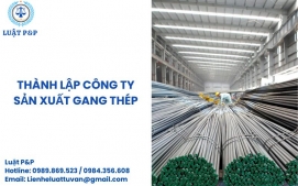 Thành lập công ty sản xuất gang thép