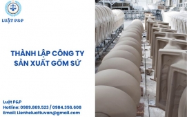 Thành lập công ty sản xuất gốm sứ