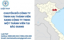 Chuyển đổi công ty TNHH hai thành viên sang công ty TNHH một thành viên tại Bắc Giang