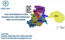 Thay đổi đăng ký kinh doanh cho văn phòng đại diện tại Hải Phòng