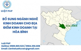 Bổ sung ngành nghề kinh doanh cho địa điểm kinh doanh tại Hòa Bình