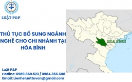 Thủ tục bổ sung ngành nghề cho chi nhánh tại Hòa Bình