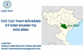 Thủ tục thay đổi đăng ký kinh doanh tại Hòa Bình