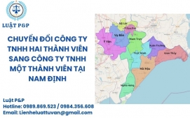 Chuyển đổi công ty TNHH hai thành viên sang công ty TNHH một thành viên tại Nam Định