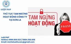 Thủ tục tạm ngừng hoạt động công ty tại Sơn La