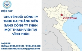 Chuyển đổi công ty TNHH hai thành viên sang công ty TNHH một thành viên tại Vĩnh Phúc