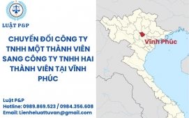 Chuyển đổi công ty TNHH một thành viên sang công ty TNHH hai thành viên tại Vĩnh Phúc