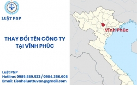 Thay đổi tên công ty tại Vĩnh Phúc