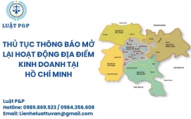 Thủ tục thông báo mở lại hoạt động địa điểm kinh doanh tại Hồ Chí Minh