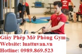 Giấy chứng nhận đủ điều kiện mở phòng tập Gym (thể hình)