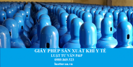 Giấy phép sản xuất khí y tế