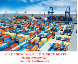 Thủ tục xin giấy chứng nhận lưu hành tự do CFS
