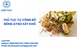 Thủ tục tự công bố Bông Atiso sấy khô