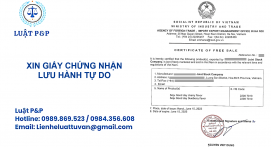 Xin giấy chứng nhận lưu hành tự do cho hàng hóa