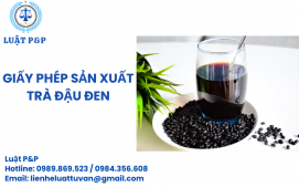 Giấy phép sản xuất trà đậu đen